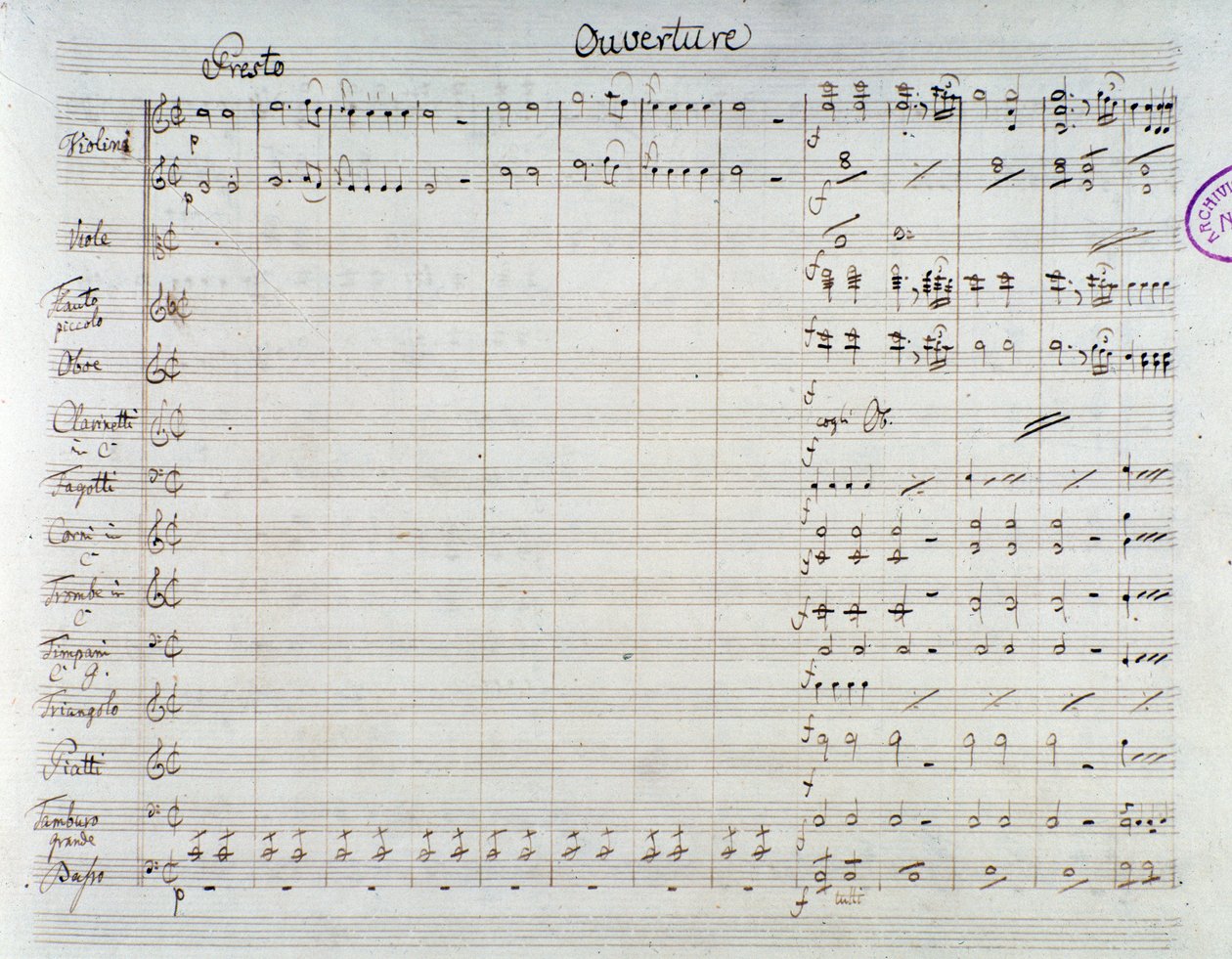 Az Elrablás a szerájból, Mozart-opera, Lichtenthal-verzió (1838) kottájának oldala alkotó: Unknown artist