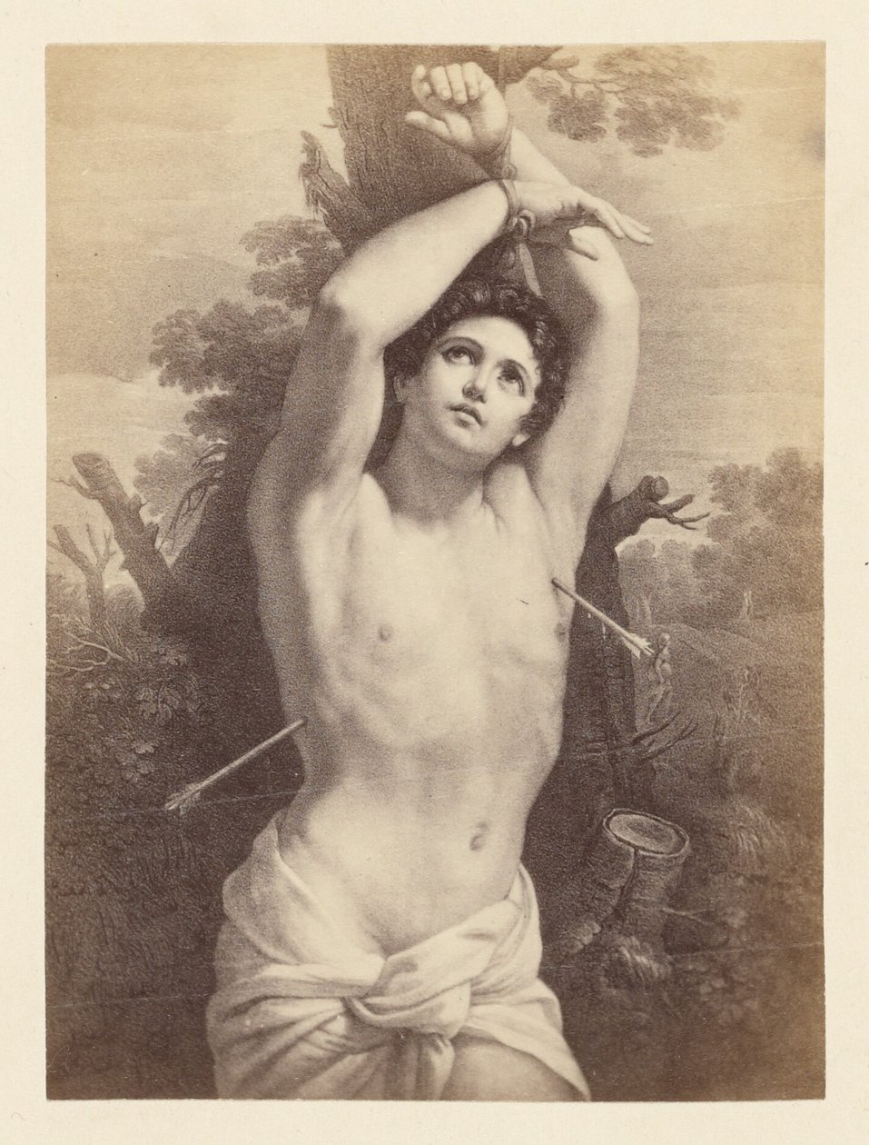 [Szent Sebestyén vértanúságát ábrázoló festmény] alkotó: Unknown artist