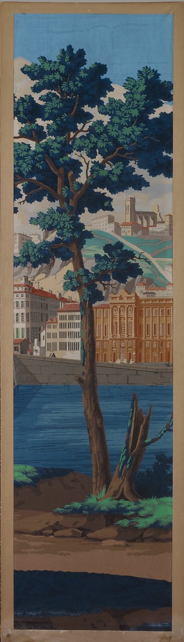 Panel: Lyon nézetei alkotó: Unknown artist