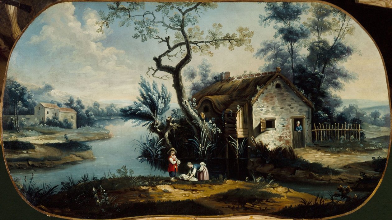 Pásztori jelenet. 1701 és 1800 között (olaj, vászon) alkotó: Unknown artist