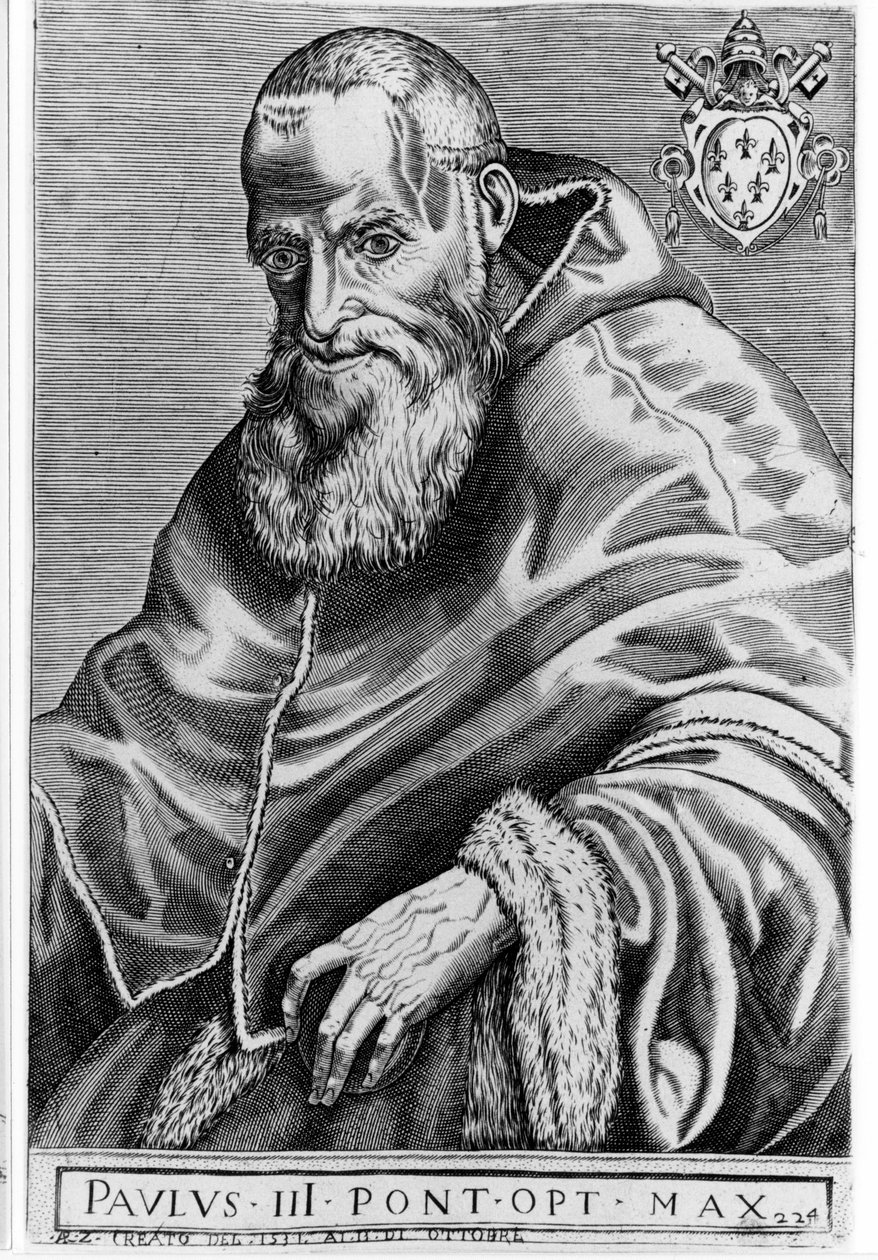 III. Pál (1468-1549). alkotó: Unknown artist