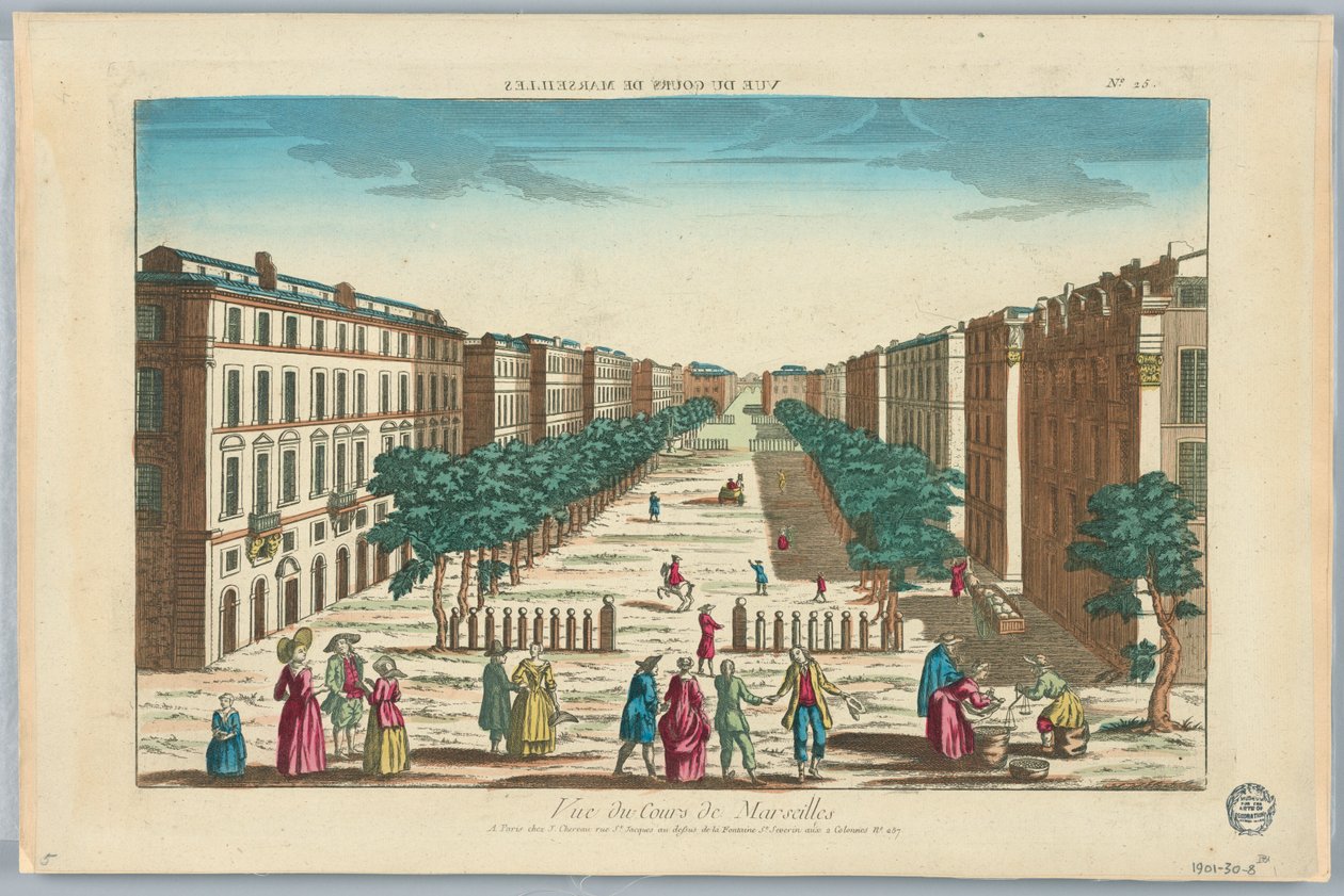 Peep-show, Kilátás a Cours de Marseillesre, 25. sz alkotó: Unknown artist