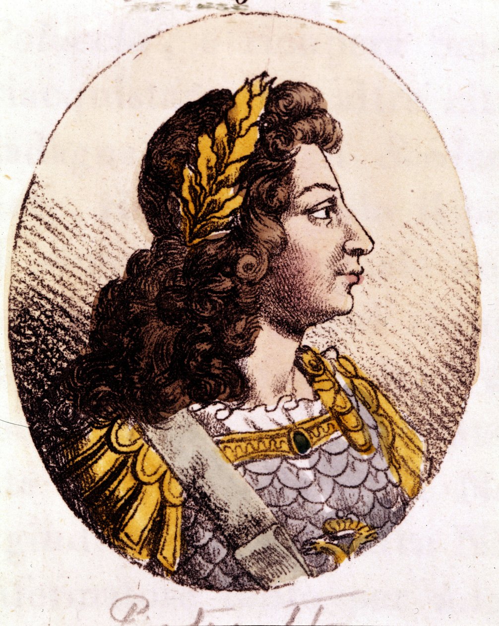 II. Péter (1715-1730). Oroszország császára (1727-1730). század elejéről származó metszet alkotó: Unknown artist