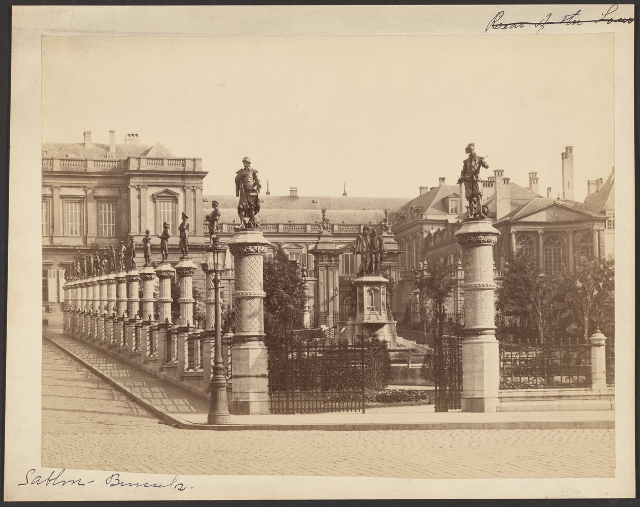 [Petit Sablon tér, Brüsszel] alkotó: Unknown artist