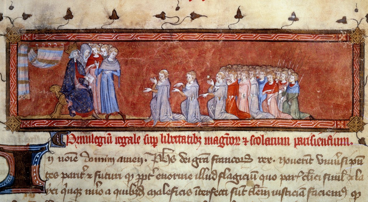 Philippe Auguste (1165 - 1223) adta át az első kiváltságot alkotó: Unknown artist
