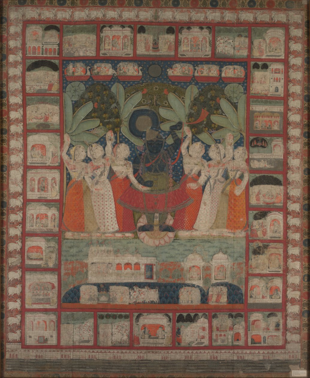 Shri Nathji Pichwai alkotó: Unknown artist