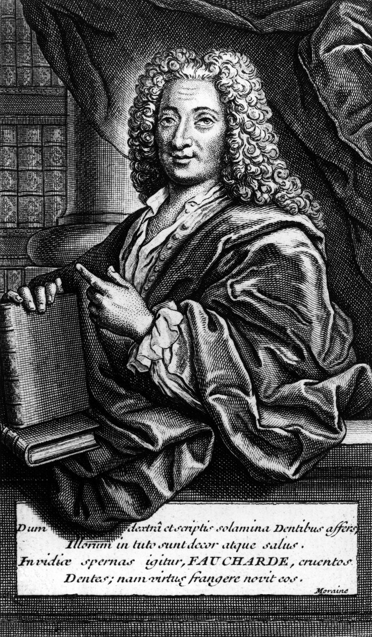 Pierre FAUCHARD (1678-1761) francia sebész és fogorvos. alkotó: Unknown artist