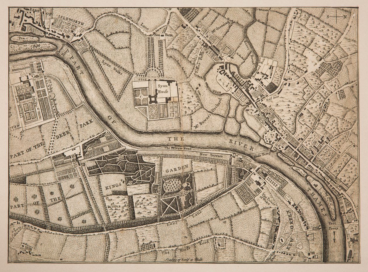 Richmond, Syon és Kew terve alkotó: Unknown artist