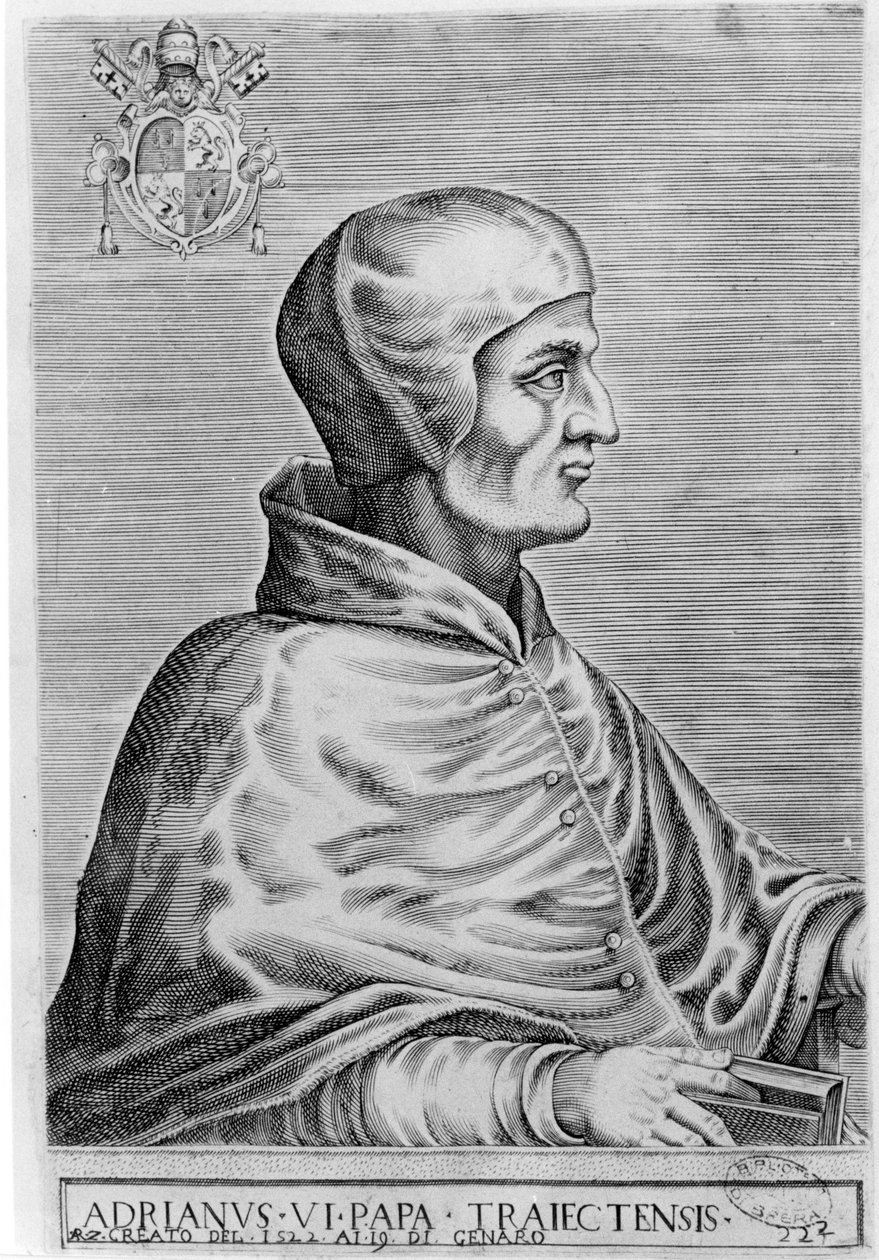 VI. Adrien pápa (1459-1523). alkotó: Unknown artist
