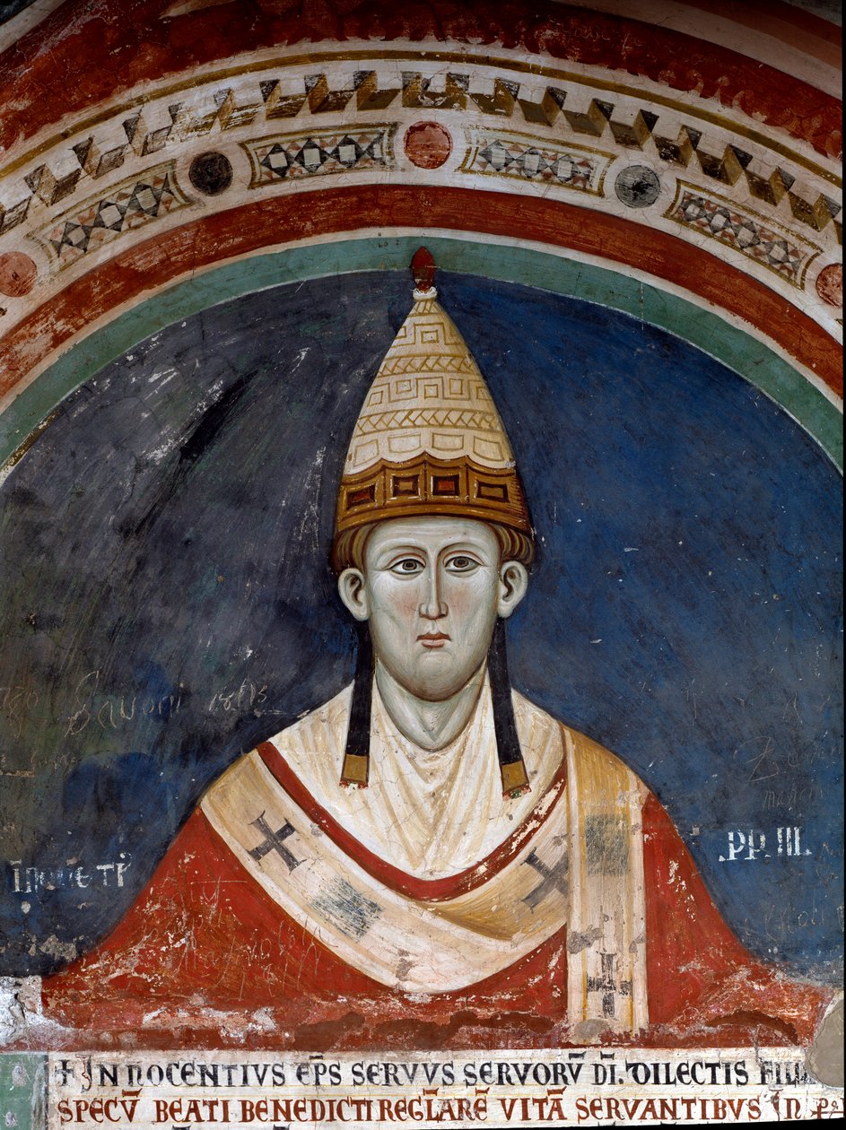 Innocent III pápa részlete alkotó: Unknown artist