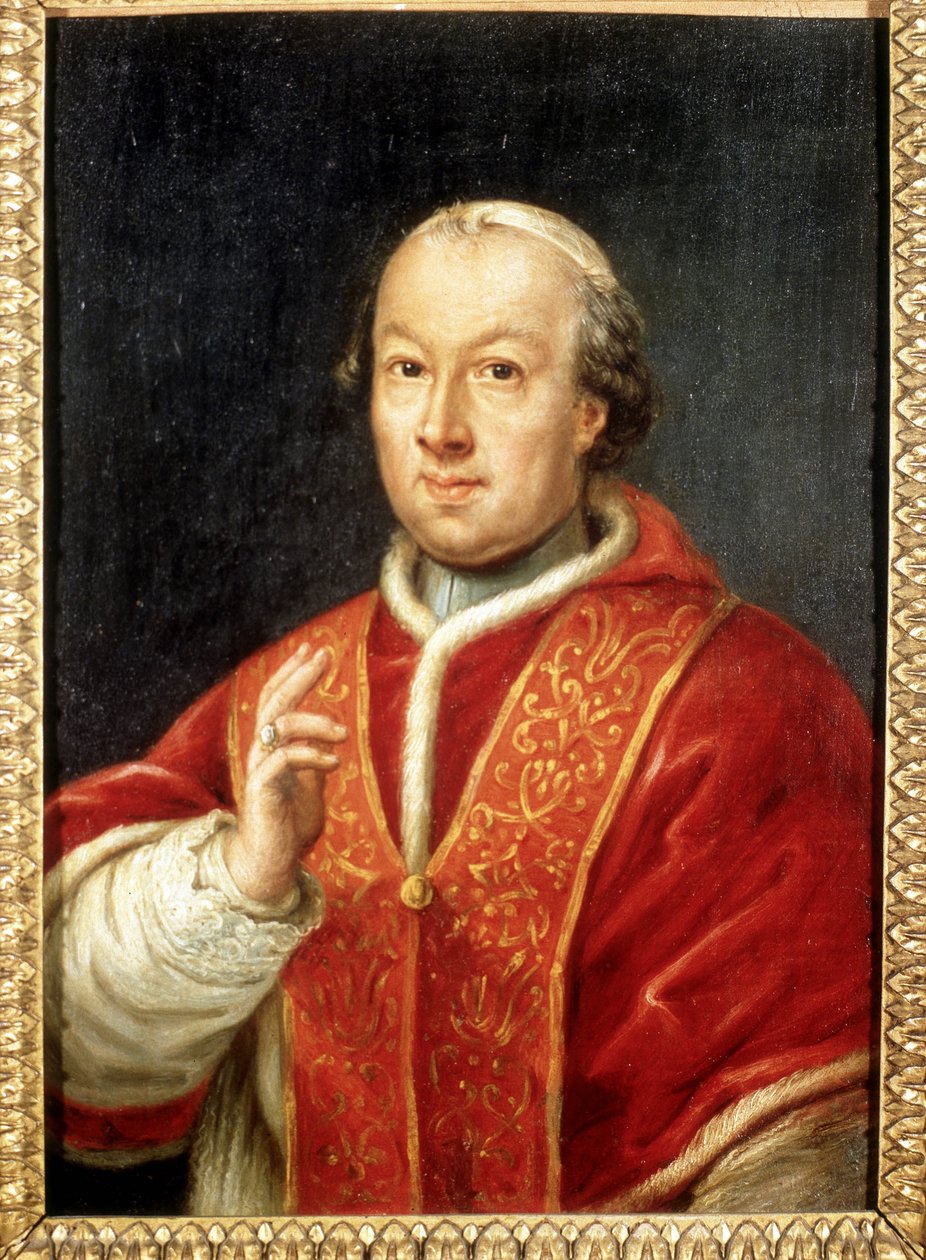 Pius pápa (Pio vagy Pius) VI (1717-1799). Névtelen festmény. Róma, Risorgimento Múzeum. alkotó: Unknown artist