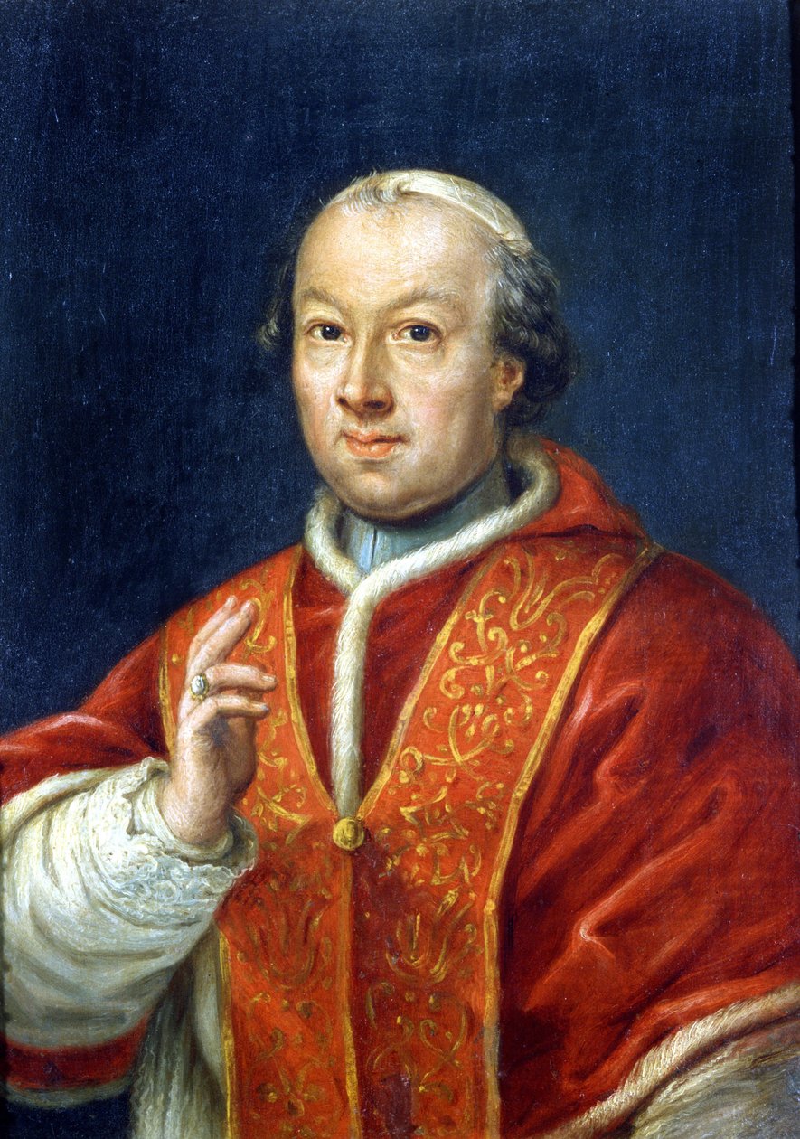 Pius pápa (Pio vagy Pius) VI (1717-1799). Névtelen festmény. Róma, Risorgimento Múzeum. alkotó: Unknown artist