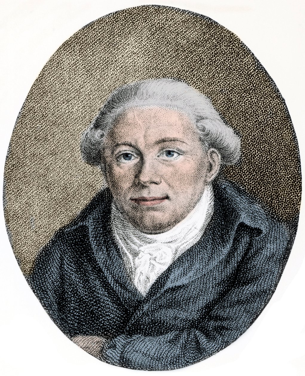 Portré Georg Christoph Lichtenberg (1742-1799) német tudós, szatirikus és anglofil - metszet - alkotó: Unknown artist