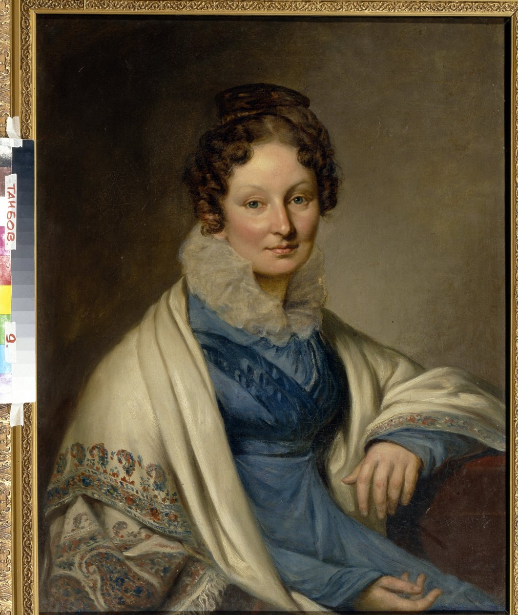 Sofia Ivanovna Boratinskaya portréja (nem Barysnikova alkotó: Unknown artist