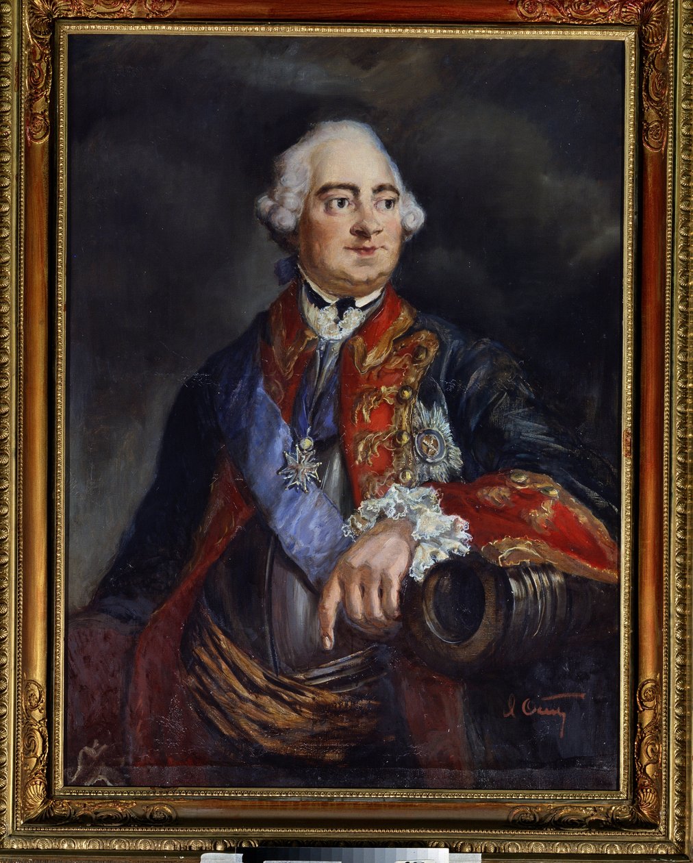 Leonard Euler (1707-1783) matematikus portréja (Leonhard Euler matematikus portréja). Névtelen festmény. Olaj, vászon, 79 x 69,5 cm alkotó: Unknown artist