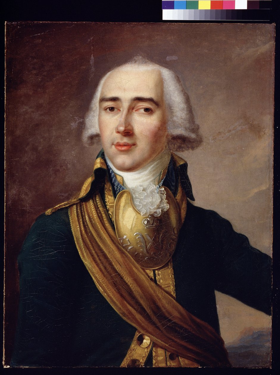 Ivan Dmitriev költő (1760-1837) portréja (Iván Dmitriev költő portréja). Névtelen festmény. Olaj, vászon, 65 x 50,4 cm, 1790 körül. Klasszicizmus. Állami Történeti Múzeum, Moszkva. alkotó: Unknown artist