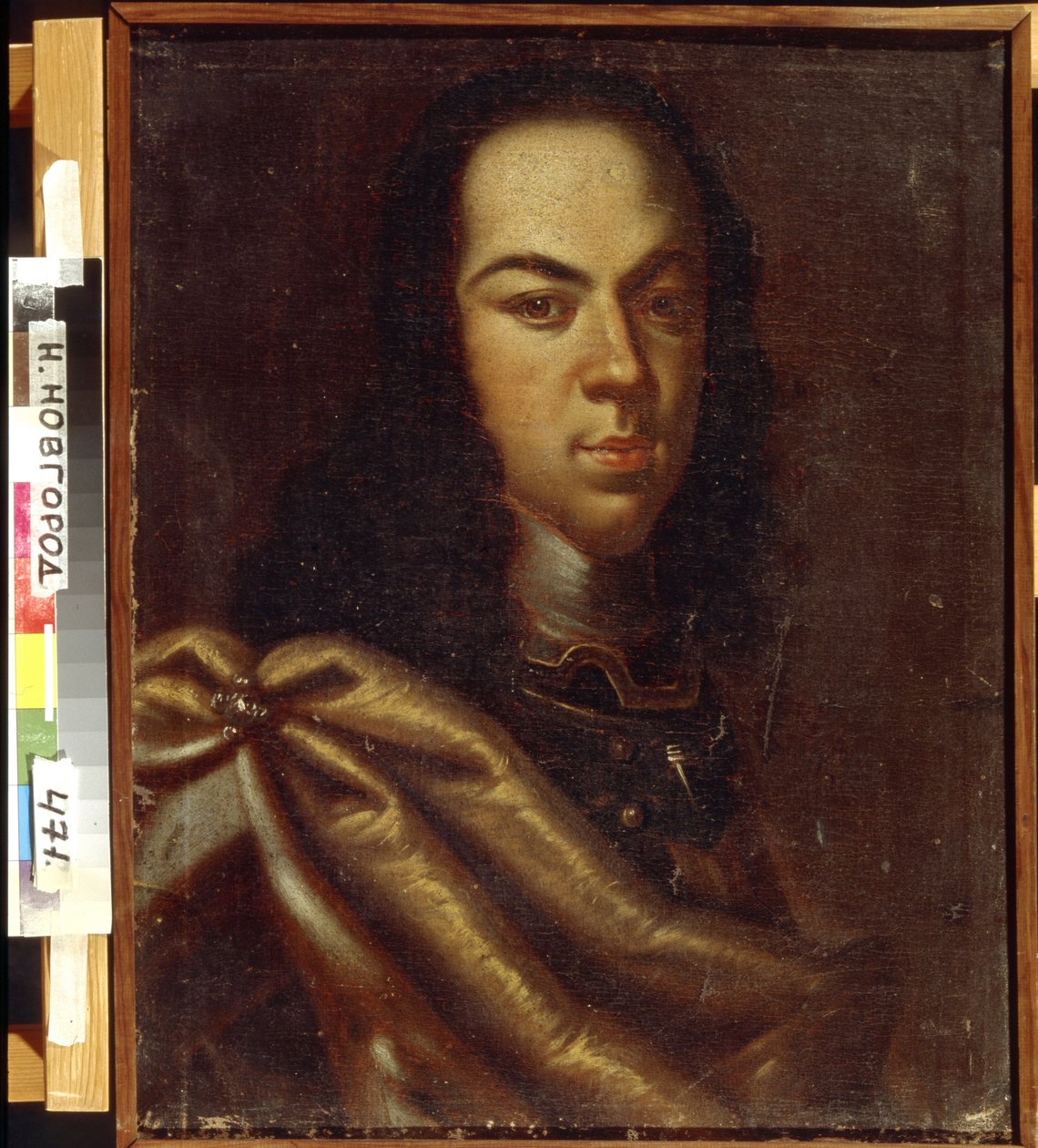 ""Tsarevics vagy Alekszisz Petrovics Romanov orosz nagyherceg (1690-1718) portréja"" Névtelen festmény a 18. századból - Állami Művészeti Múzeum, Nyizsnyij Novgorod alkotó: Unknown artist