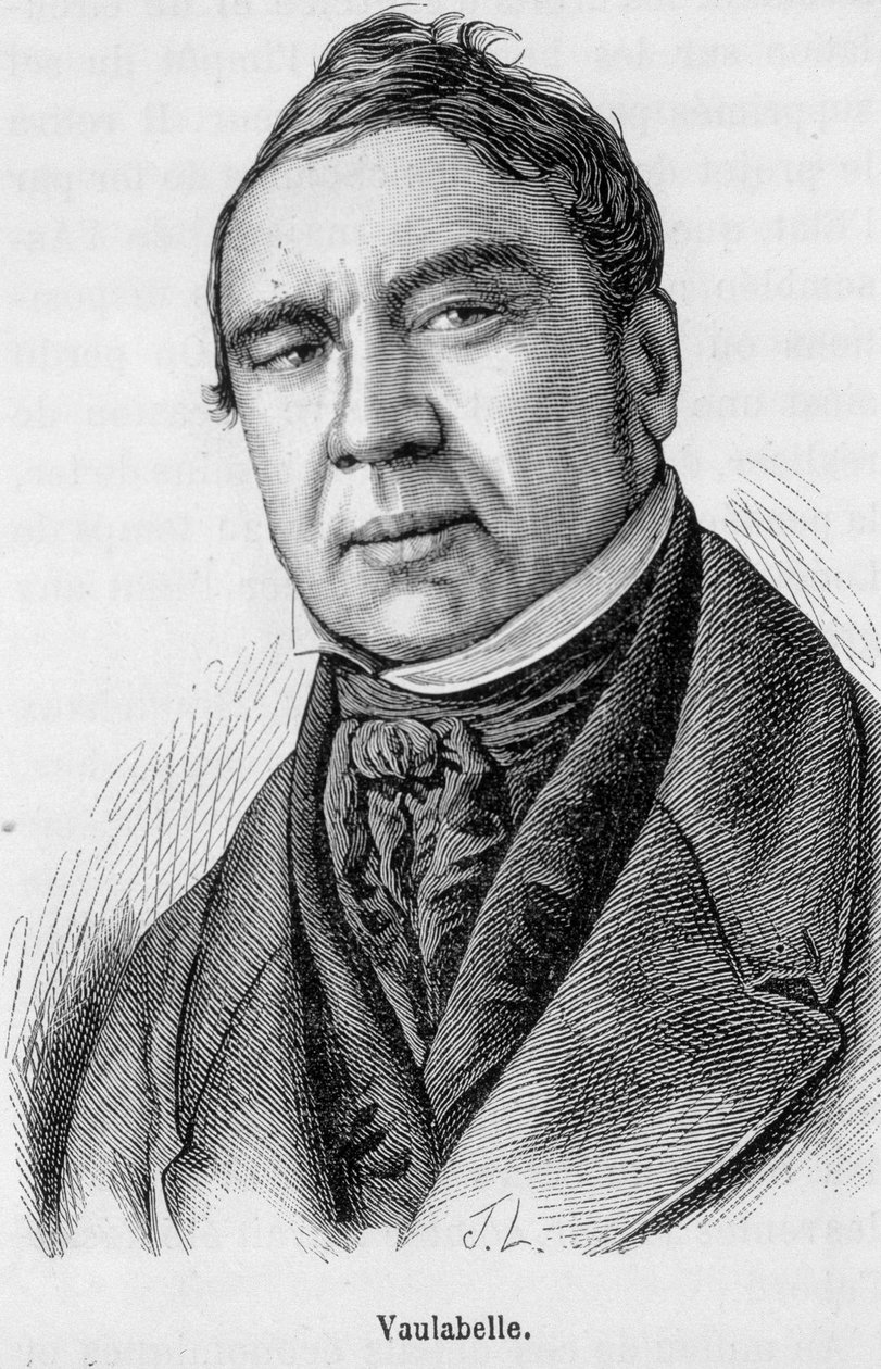 Achille Tenaille de Vaulabelle (1799-1879), francia nemzeti oktatási miniszter portréja. alkotó: Unknown artist