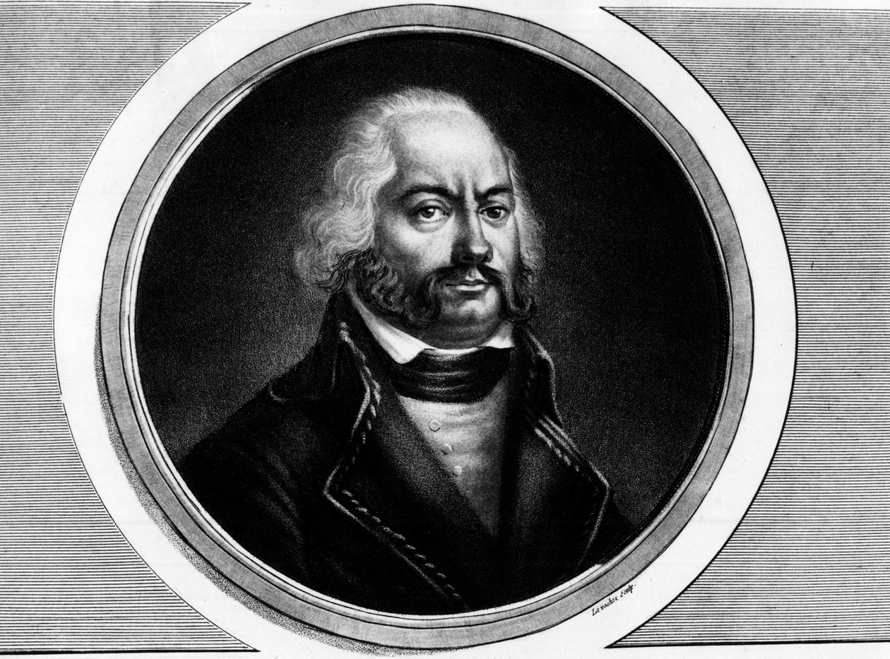 Adam Philippe, Custine gróf (1740-1793), francia tábornok portréja. Metszet a „” A francia forradalom történelmi festményeinek teljes gyűjteménye, három kötetben.””” 1804. alkotó: Unknown artist