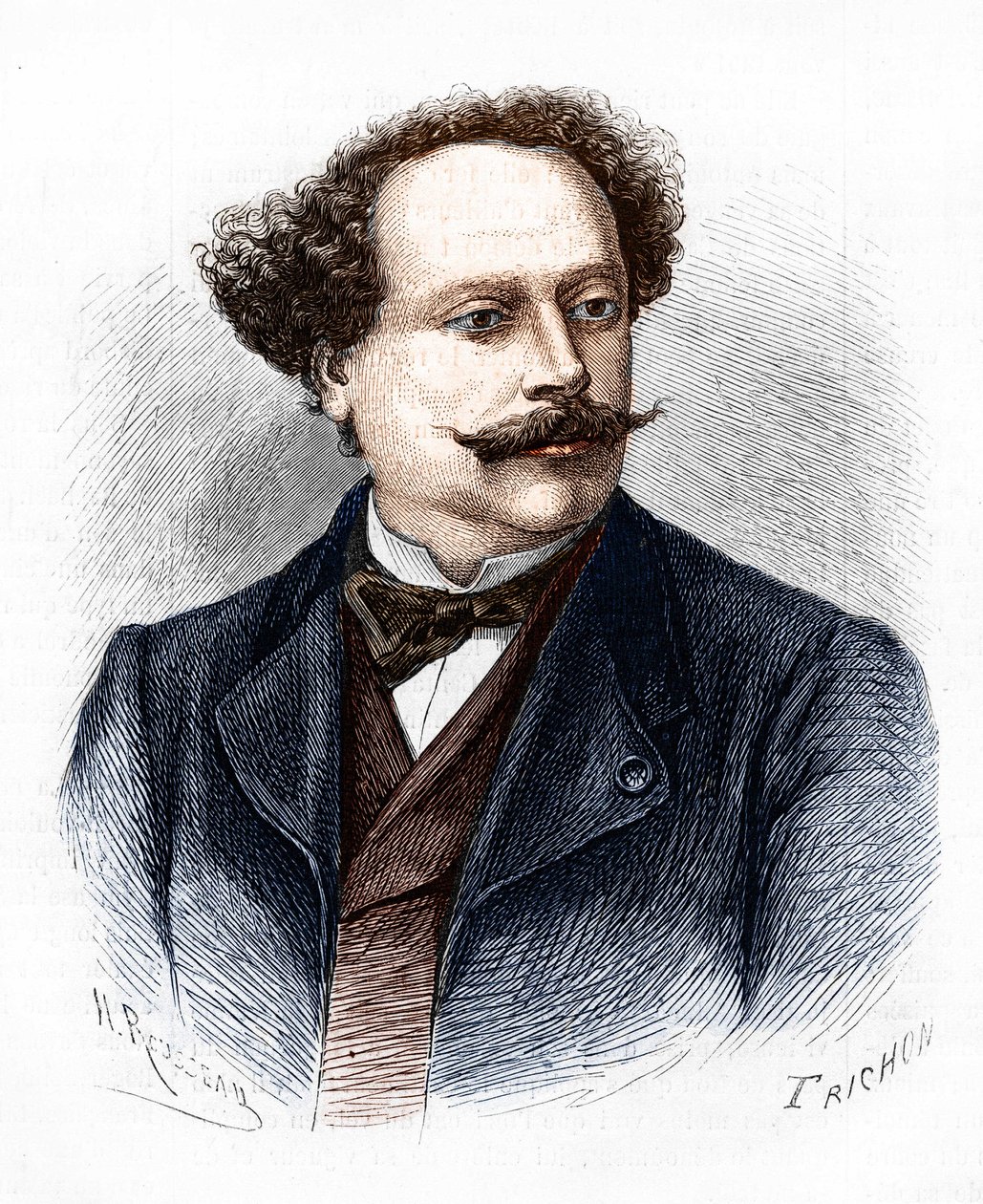 Ifjabb Alexandre Dumas (1824-1895) francia író portréja. alkotó: Unknown artist