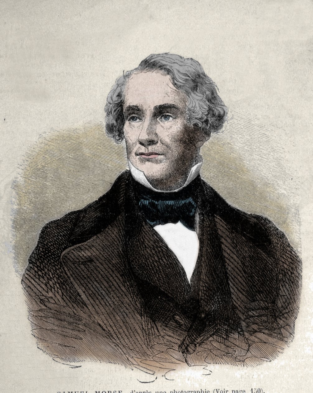 Samuel Finley Breese Morse (1791-1872) amerikai feltaláló portréja. alkotó: Unknown artist
