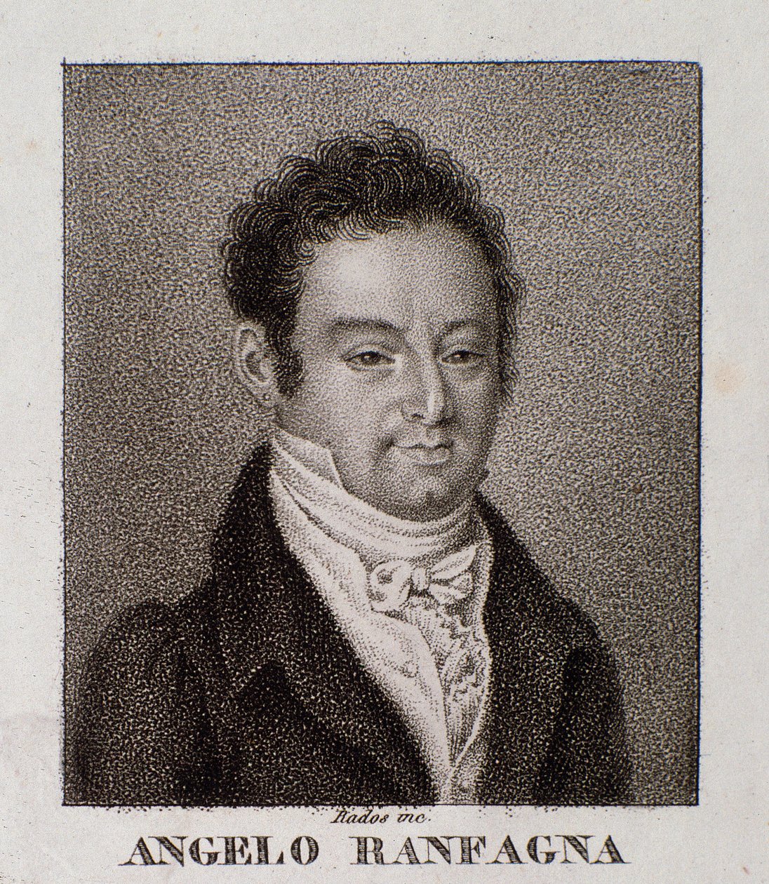 Angelo Ranfagna portréja (metszet) alkotó: Unknown artist