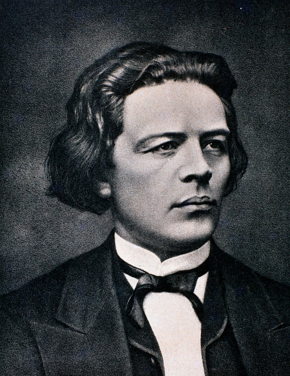 Anton Rubinstein portréja (metszet) alkotó: Unknown artist