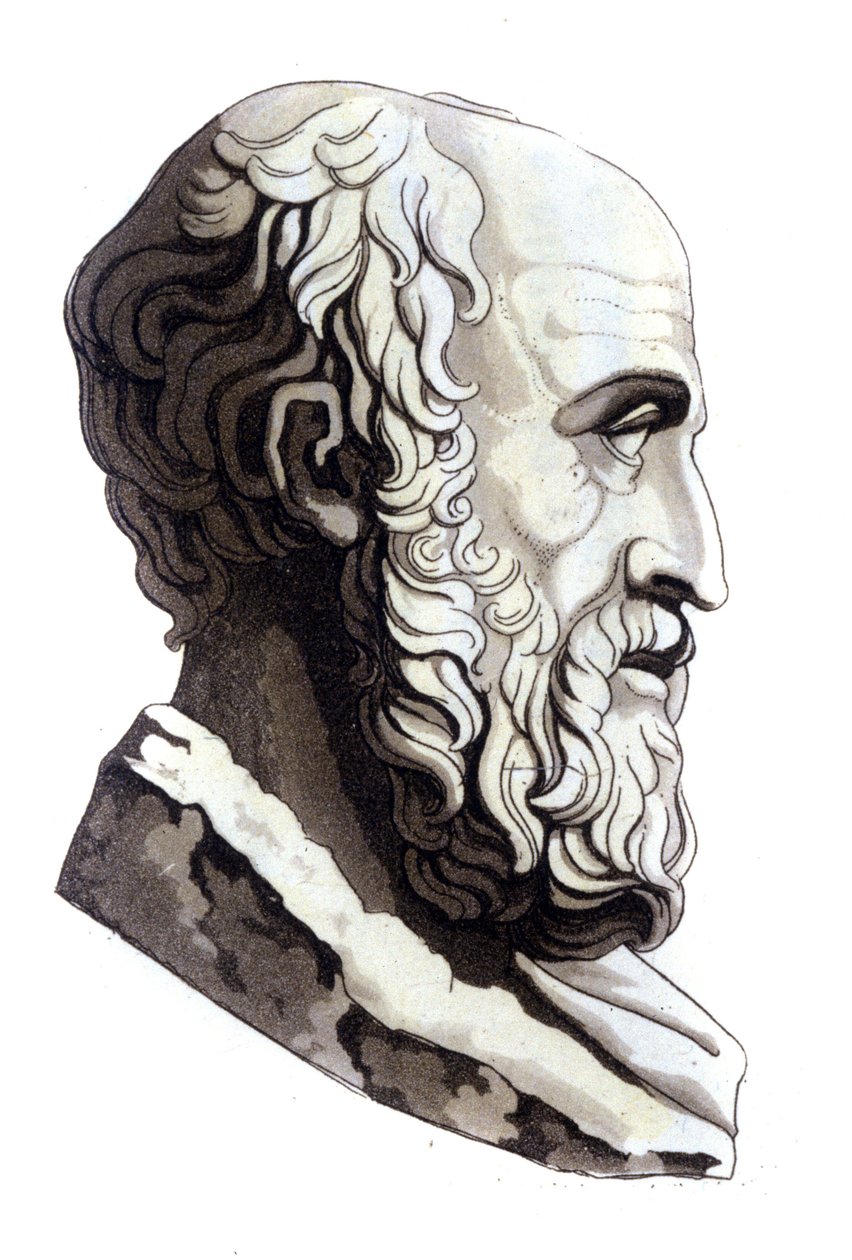 Lysias padlási beszélő (i. e. 440-380) portréja. alkotó: Unknown artist
