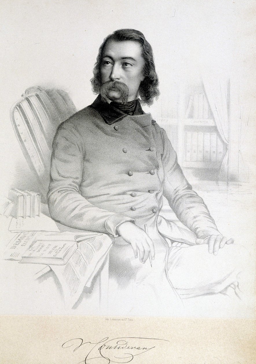 Barthelemy Prosper Enfantin, Enfantin atyaként ismert portré (1796-1864), Saint Simonien (Saint Simonien) alkotó: Unknown artist