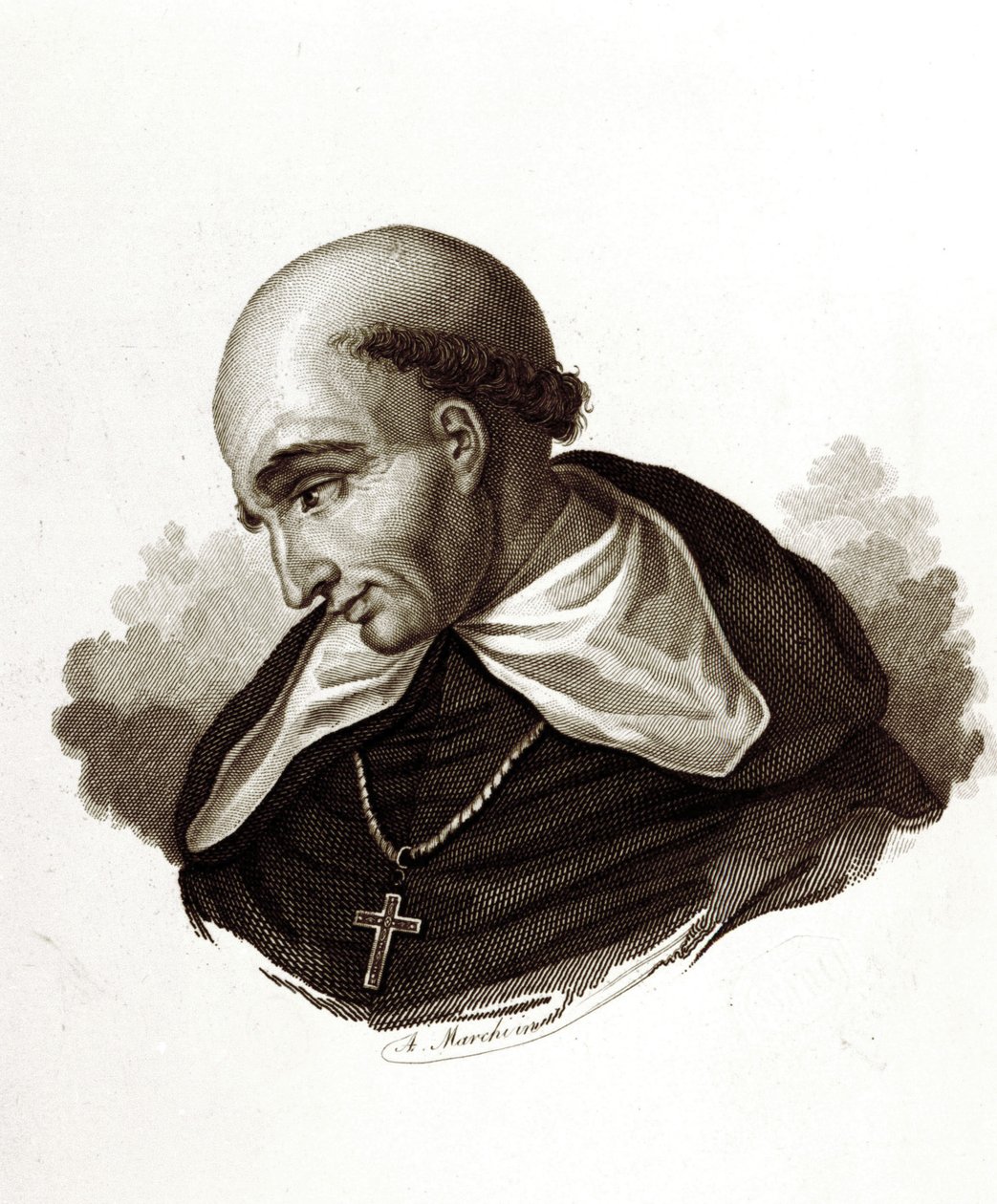 Bartolome de Las Casas (1474-1566) portréja. alkotó: Unknown artist