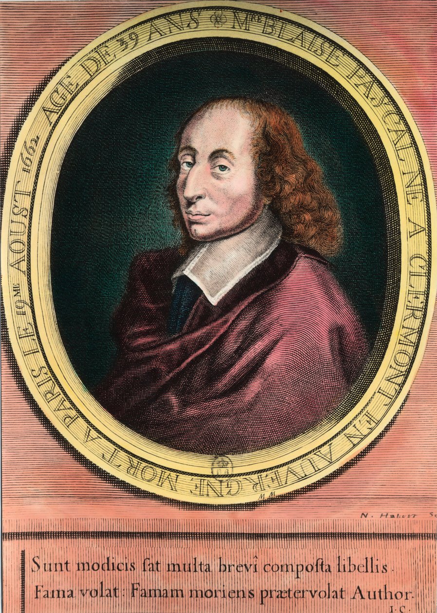 Blaise Pascal portréja alkotó: Unknown artist