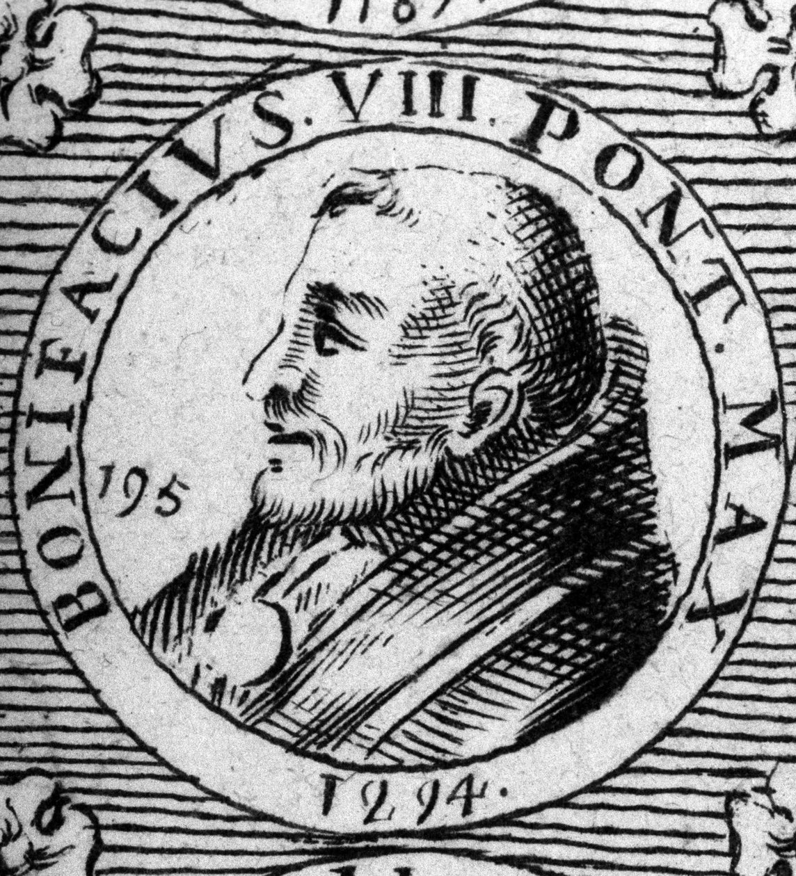 VIII. Bonifác portréja (Benedetto Caetani dit Bonifác VIII alkotó: Unknown artist