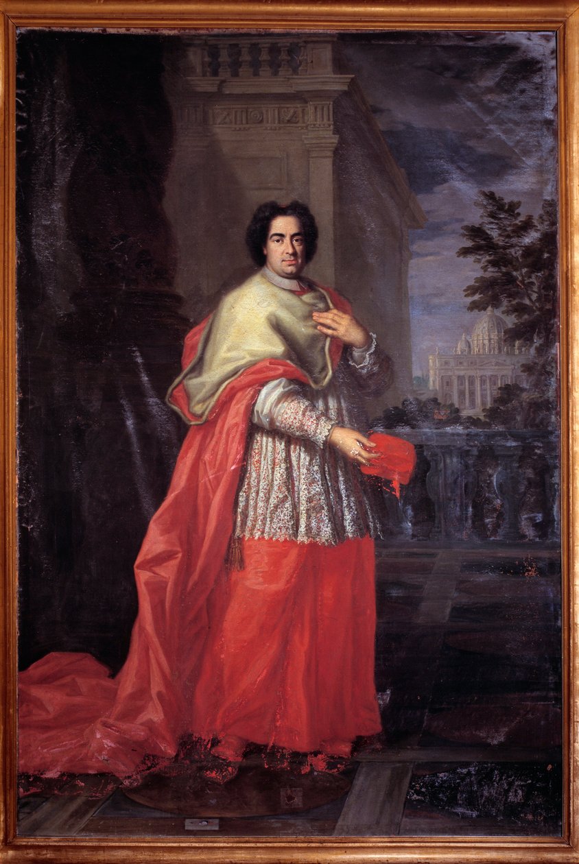 Troiano Acquaviva aragóniai bíboros portréja (olaj, vászon). alkotó: Unknown artist