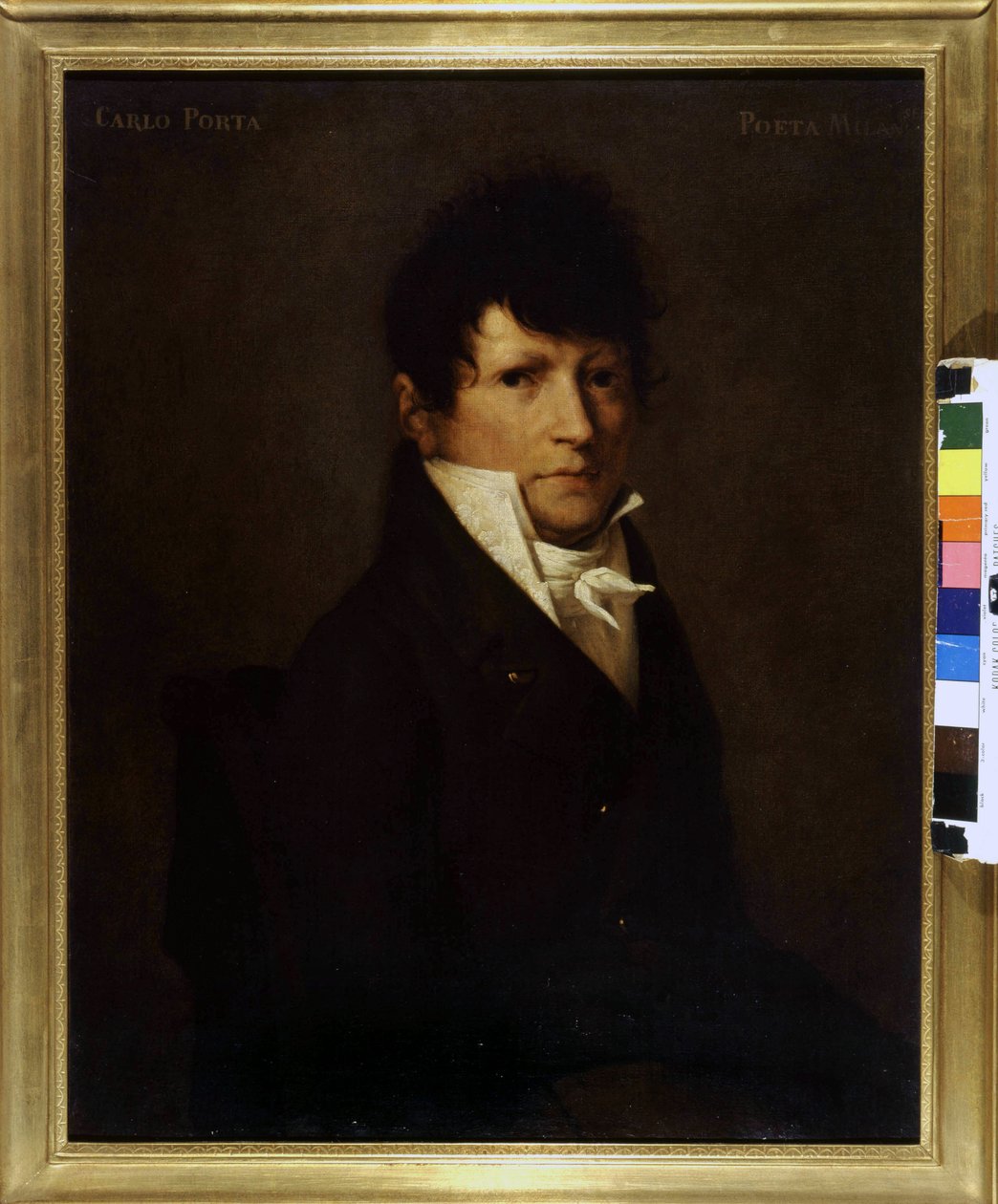 Carlo Porta (1775-1821) portréja. 19. századi festészet. Museo de Milan. alkotó: Unknown artist