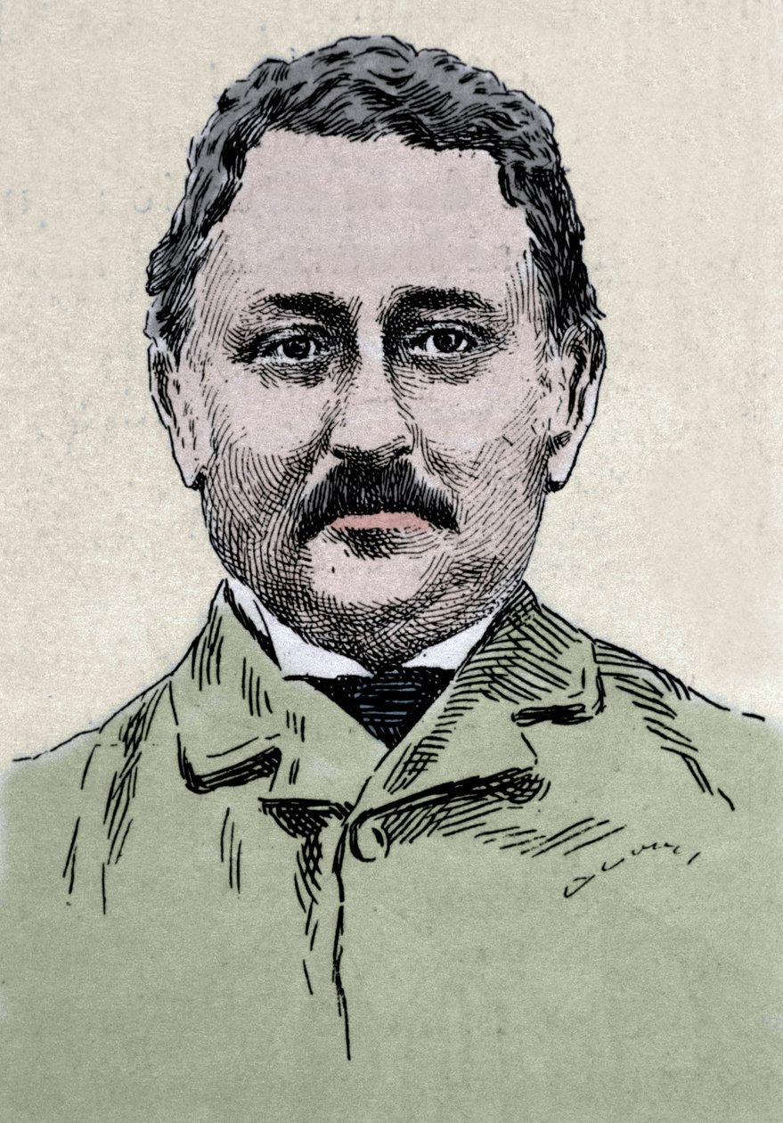 Cecil John Rhodes (1853-1902) brit üzletember és gyarmati adminisztrátor portréja. alkotó: Unknown artist