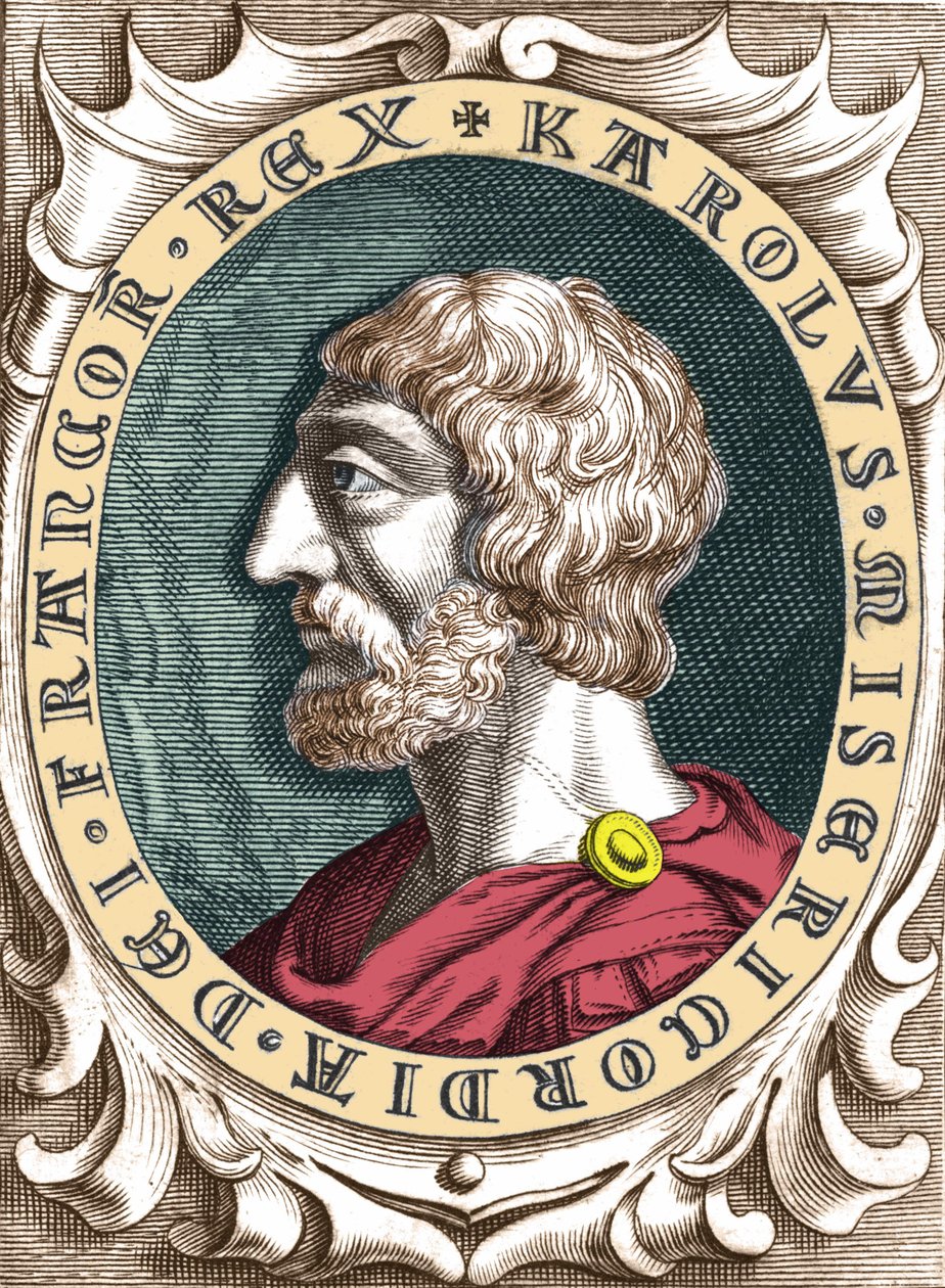 Nagy Károly vagy I. Nagy Károly (742 - 814) frankok királyának portréja. alkotó: Unknown artist