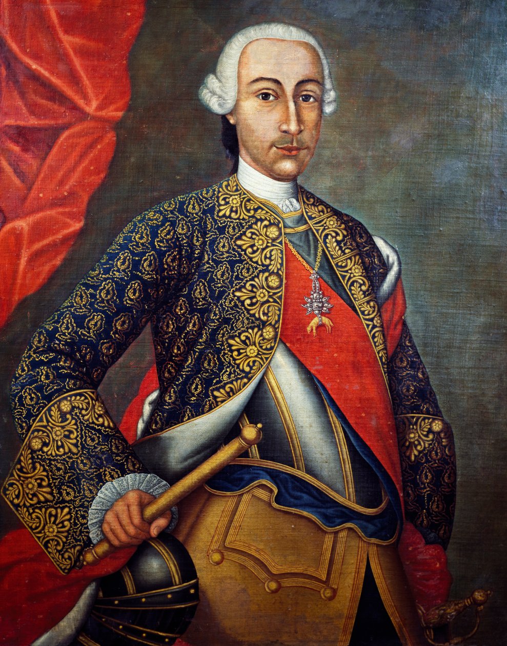 III. Bourbon Károly portréja (Madrid alkotó: Unknown artist