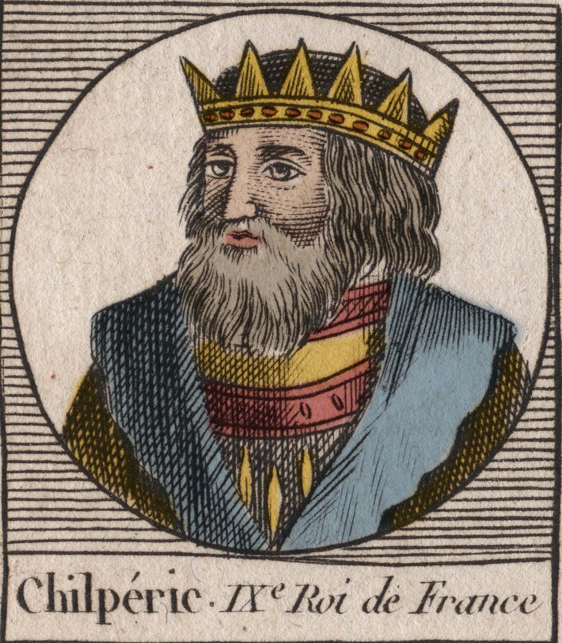 Chilperic I portréja alkotó: Unknown artist