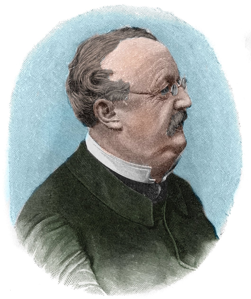 Conrad (Konrad) portréja Ferdinand Meyer (1825-1898) svájci költő és író német nyelven. alkotó: Unknown artist