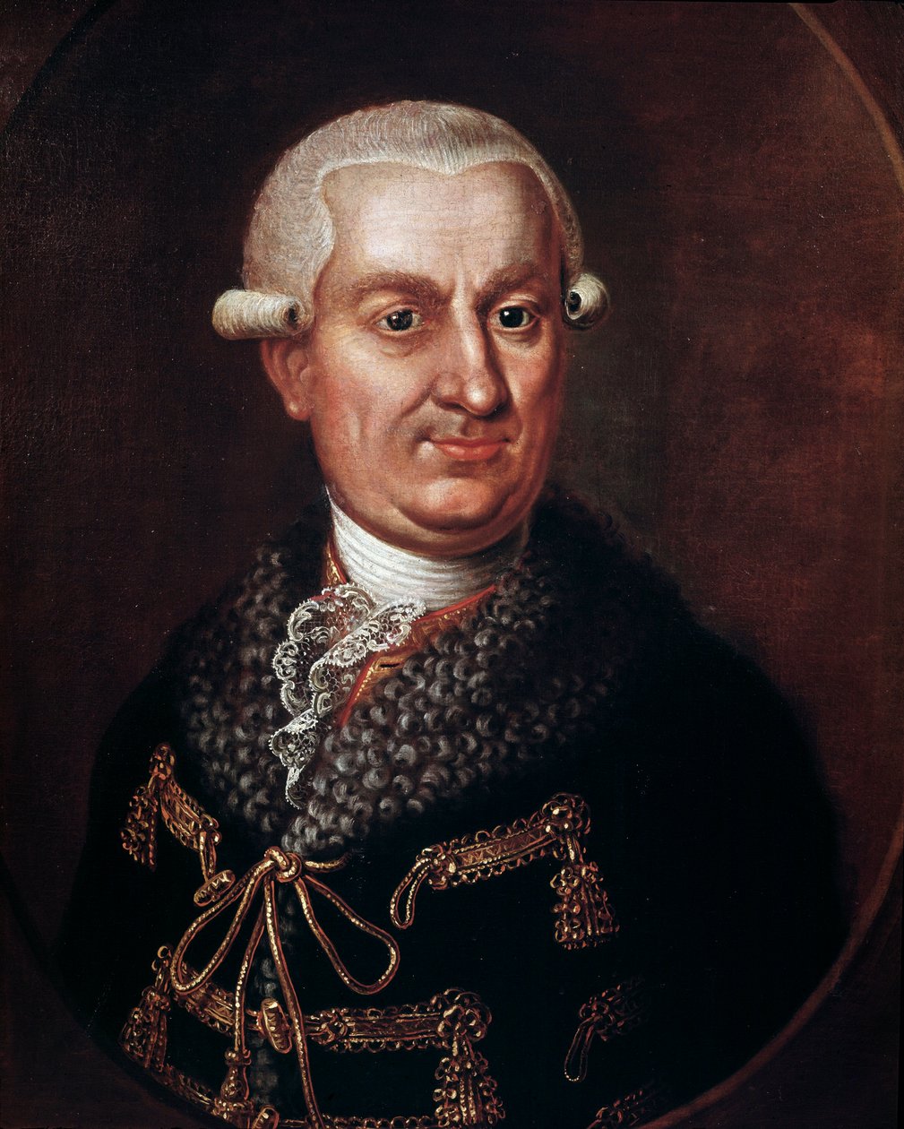 Franz Anton von Nostitz-Rieneck gróf (1725-1794), a Prágai Állami Színház alapítójának portréja 1783-ban (Frantisek Antonin arisztokrata portréja, Nostitz Rieneck gróf, aki az Estates Theatre-t vagy a Stavovske divadlo-t építette, Prága) Anonymous festmény alkotó: Unknown artist