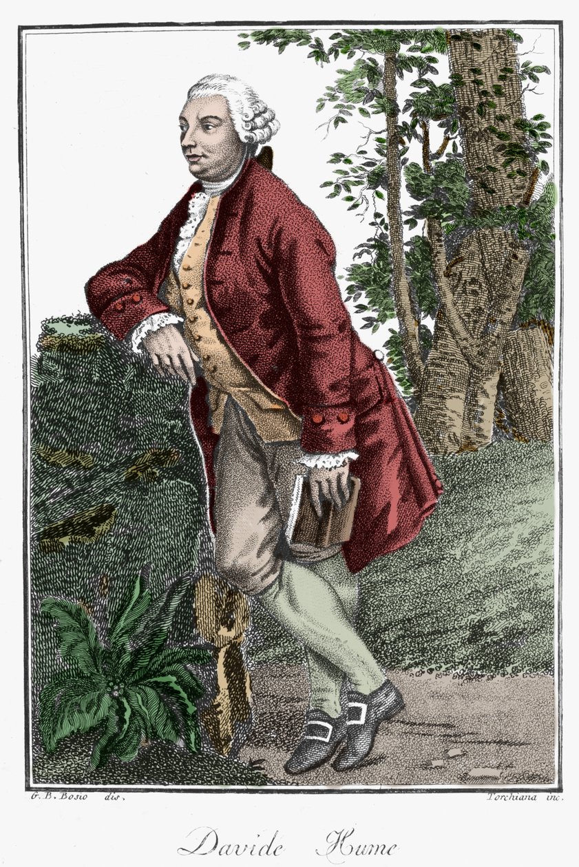 David Hume skót filozófus (1711-1776) portréja. alkotó: Unknown artist