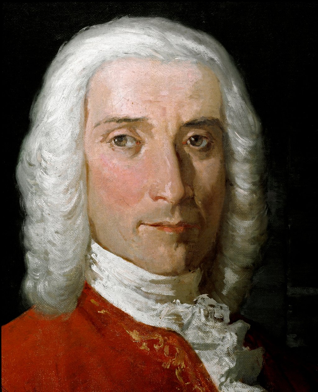 Domenico scarlatti (1685-1757) olasz zeneszerző portréja. 18. századi névtelen festmény. Nápoly, San Pietro és Majella Konzervatórium. alkotó: Unknown artist