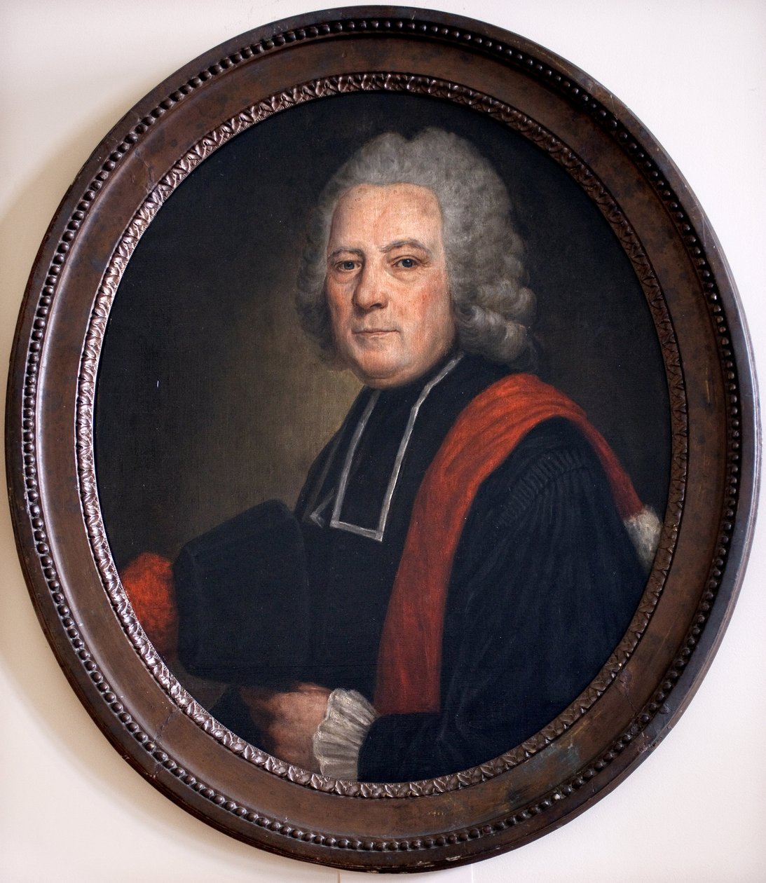 Dr. Pierre Bourgeois portréja. A beaune-i Dieu Hotel orvosa. Névtelen festmény, olaj, vászon alkotó: Unknown artist