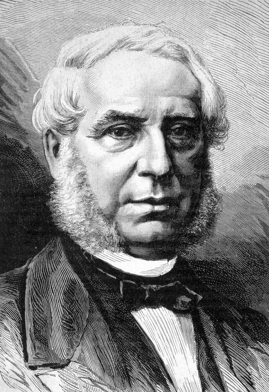 Edouard Drouyn de Lhuys francia politikus (1805 - 1881) portréja – a „Les Contemporains” című filmben, n.d. század vége. alkotó: Unknown artist