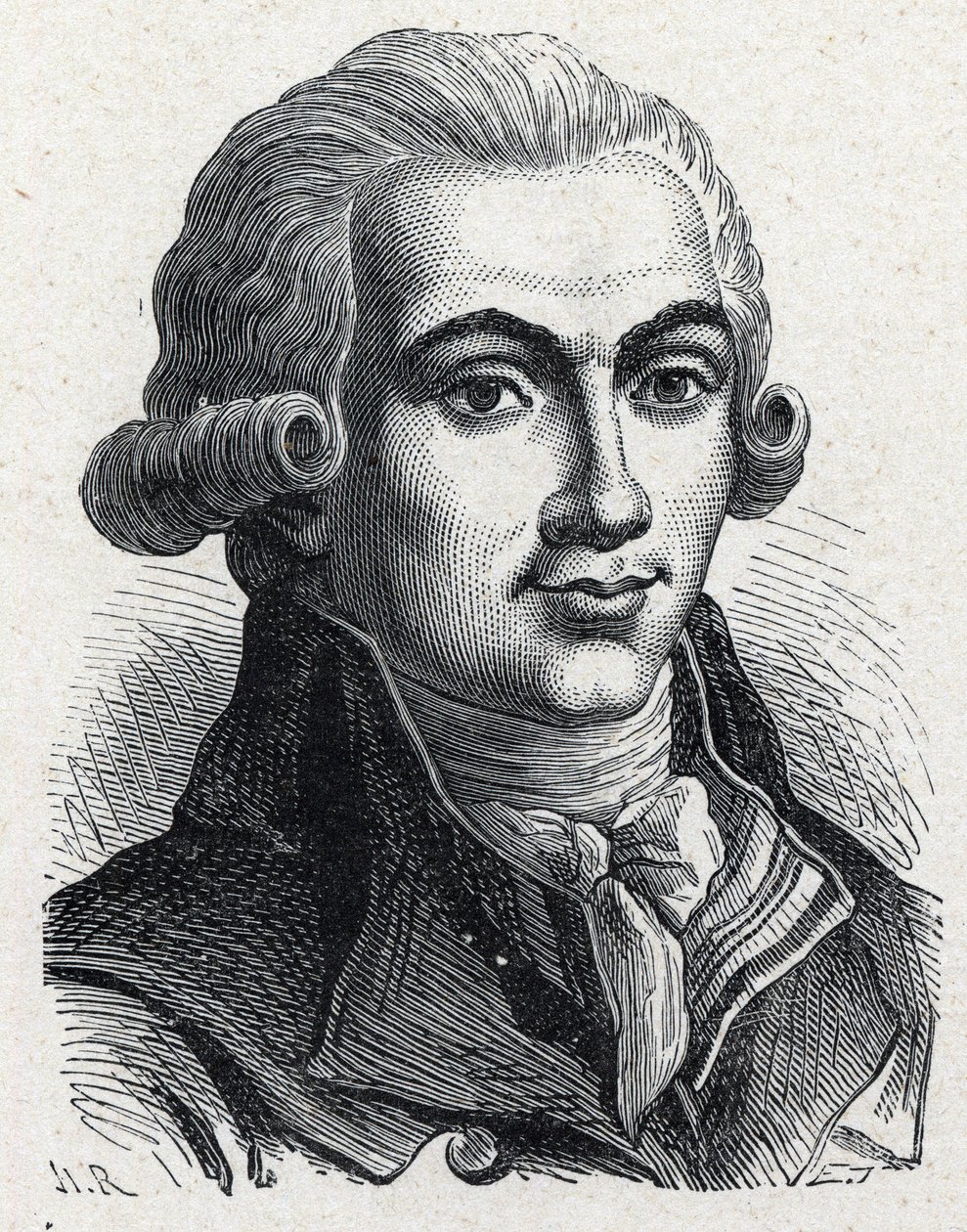 Elie Guadet (1758-1794), francia forradalmár portréja. alkotó: Unknown artist