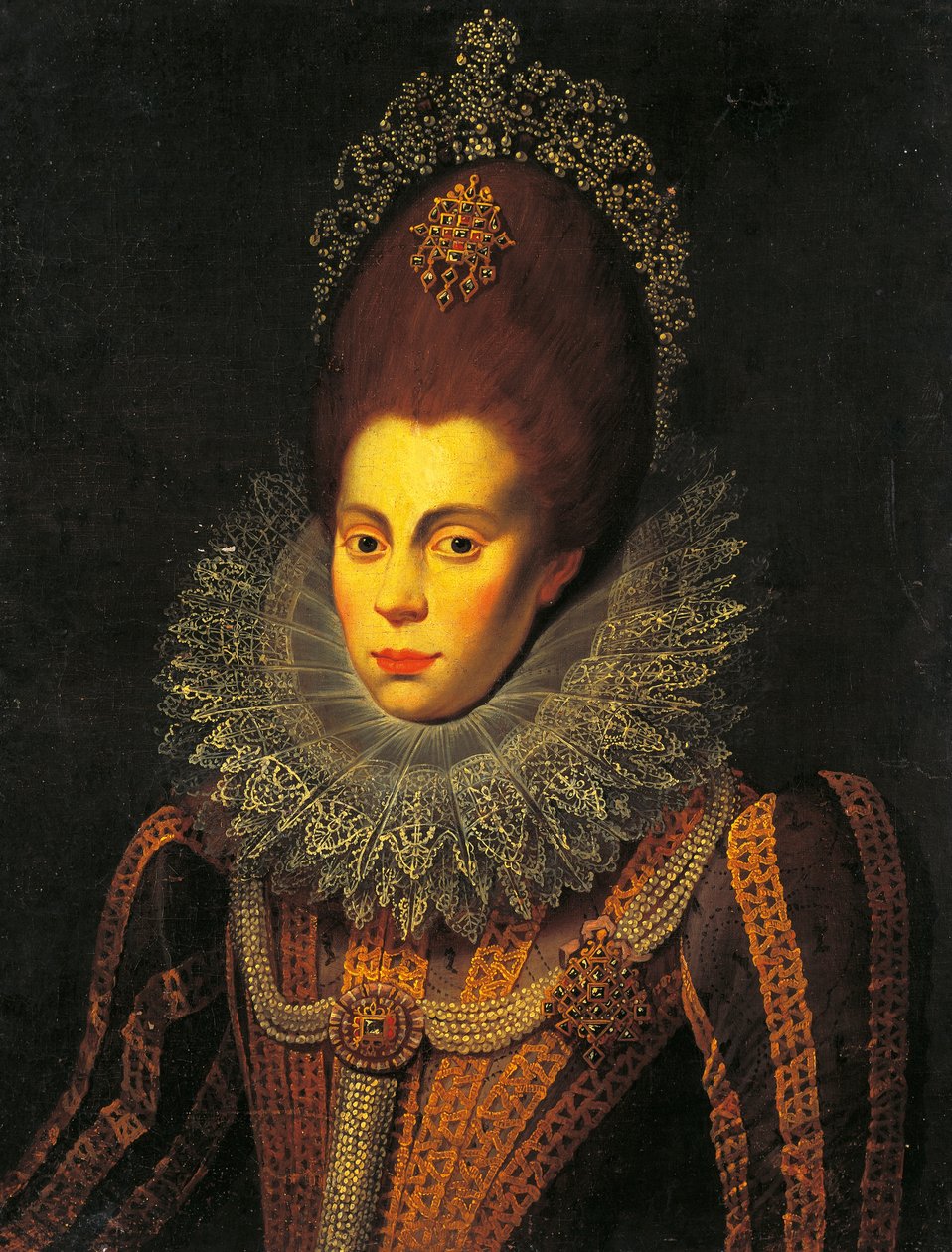 I. Erzsébet angol portréja (festmény) alkotó: Unknown artist