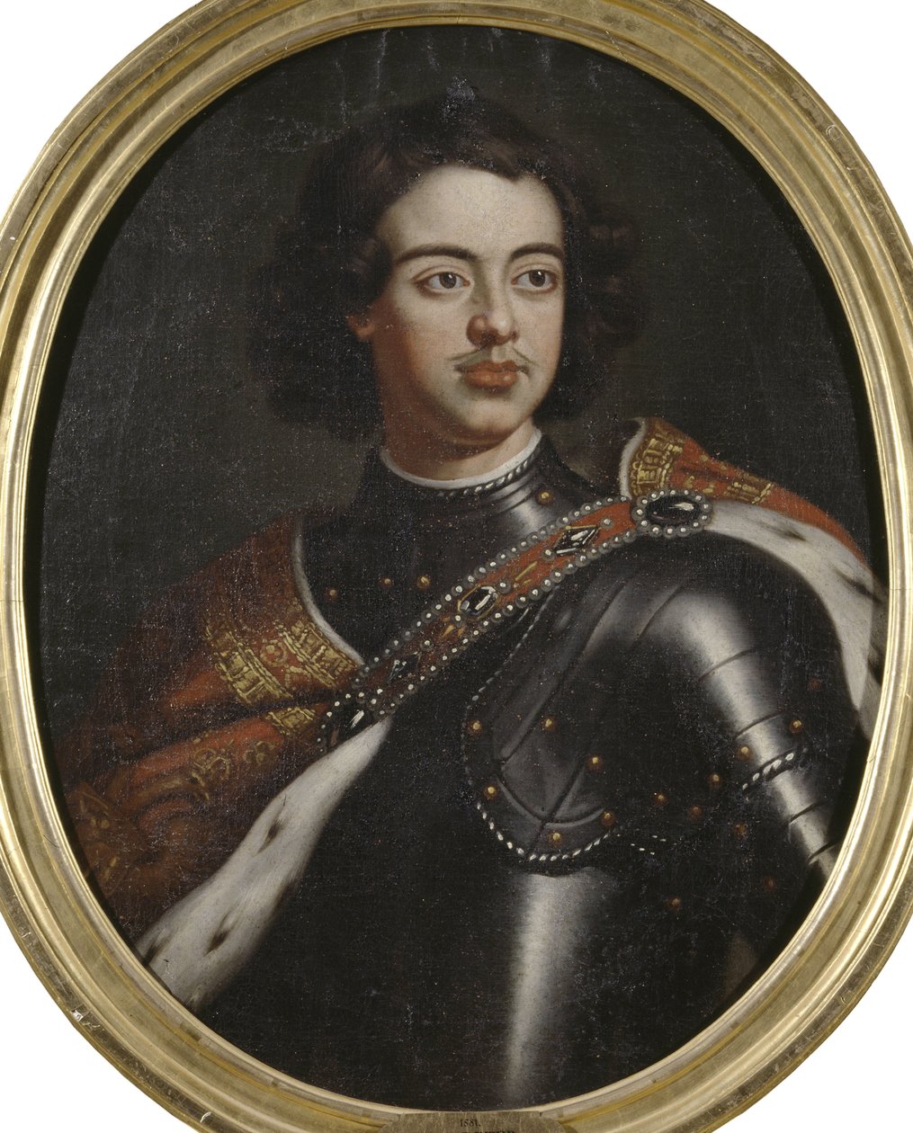 I. Nagy Péter császár (1672-1725) portréja, Anonymous. Olajfestmény. Mérete: 77x61 cm. Nemzeti Múzeum Stockholm alkotó: Unknown artist