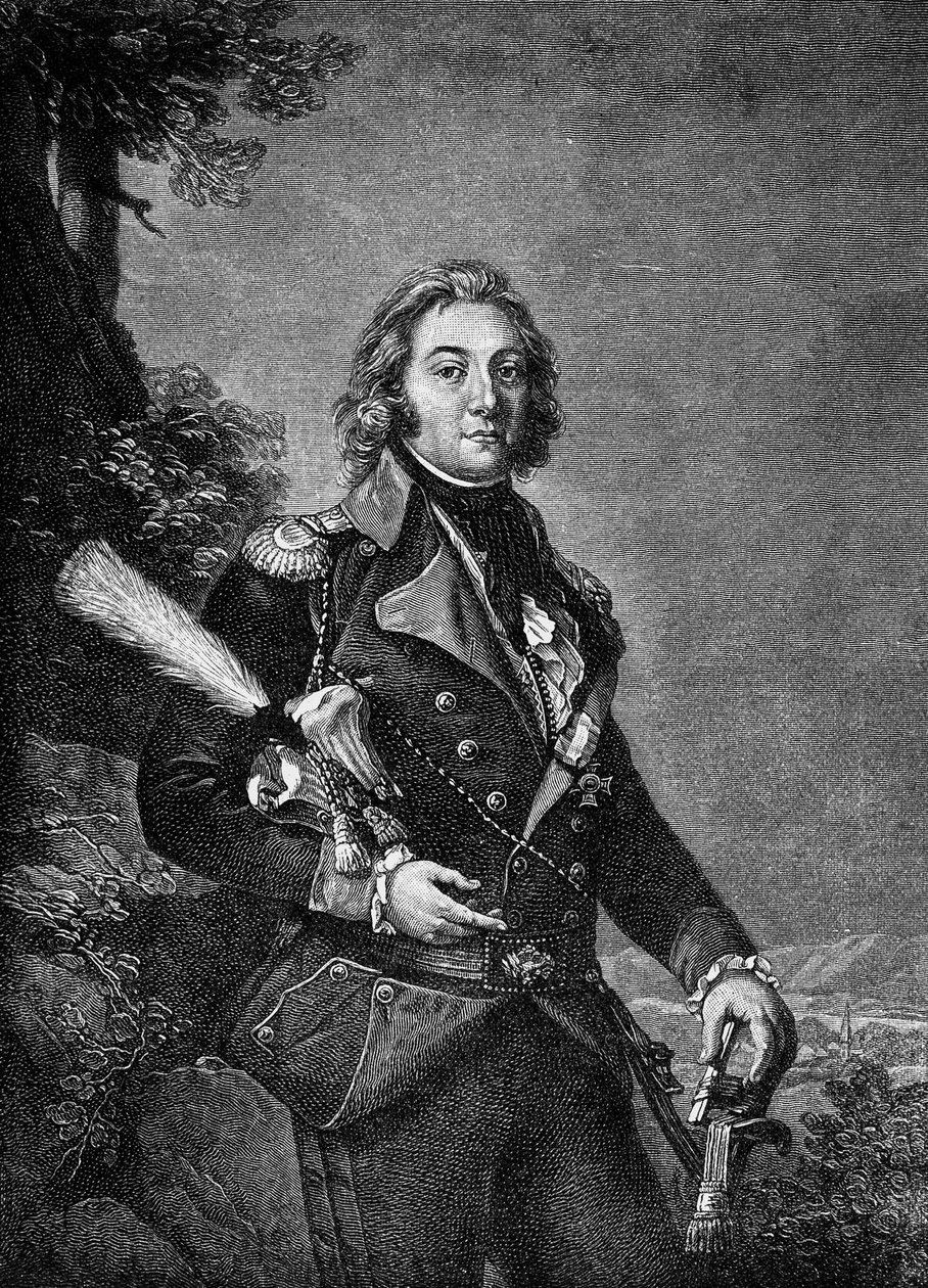 Felix Schwarzenberg, Zu herceg (1800 - 1852), osztrák politikus portréja. alkotó: Unknown artist