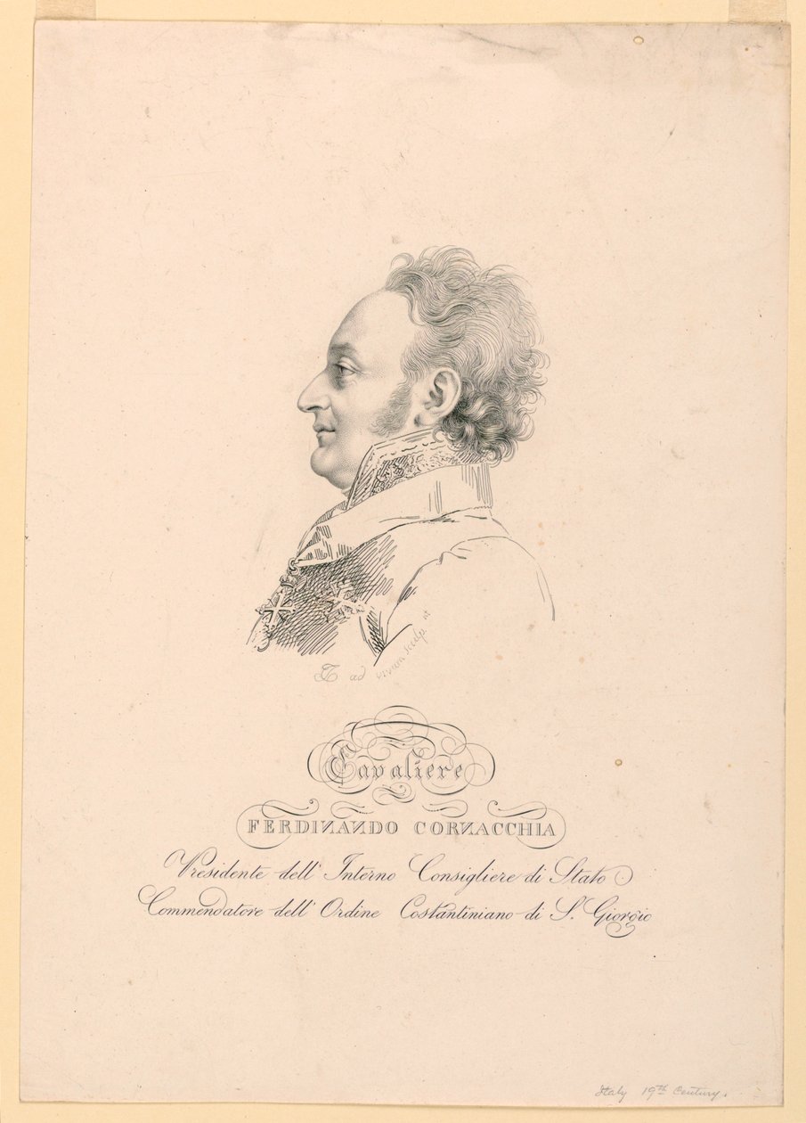 Ferdinando Cornacchia portréja alkotó: Unknown artist