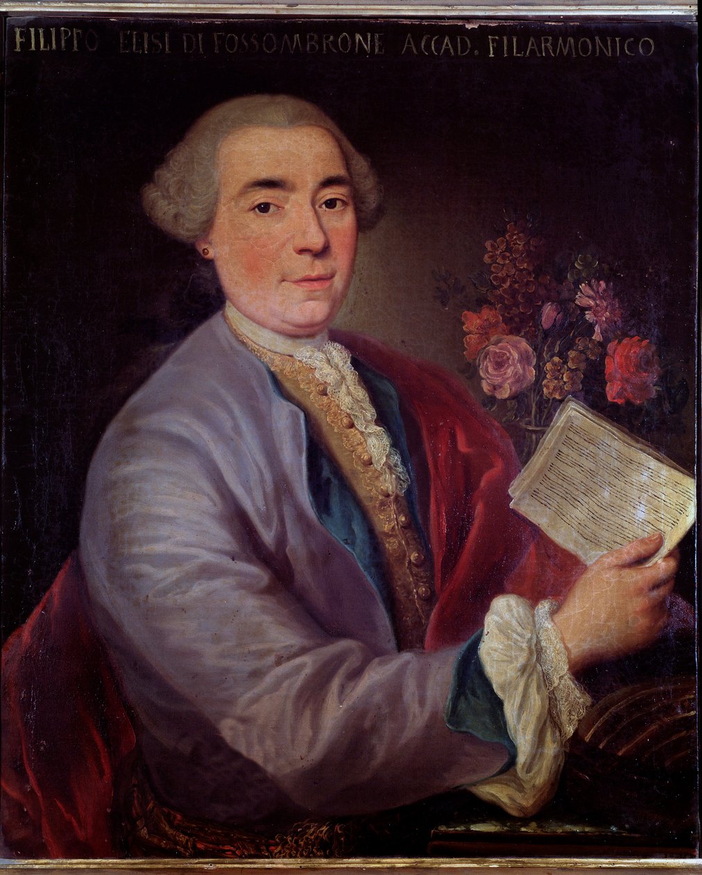 Filippo Elisi portréja, olasz castrato (festmény alkotó: Unknown artist
